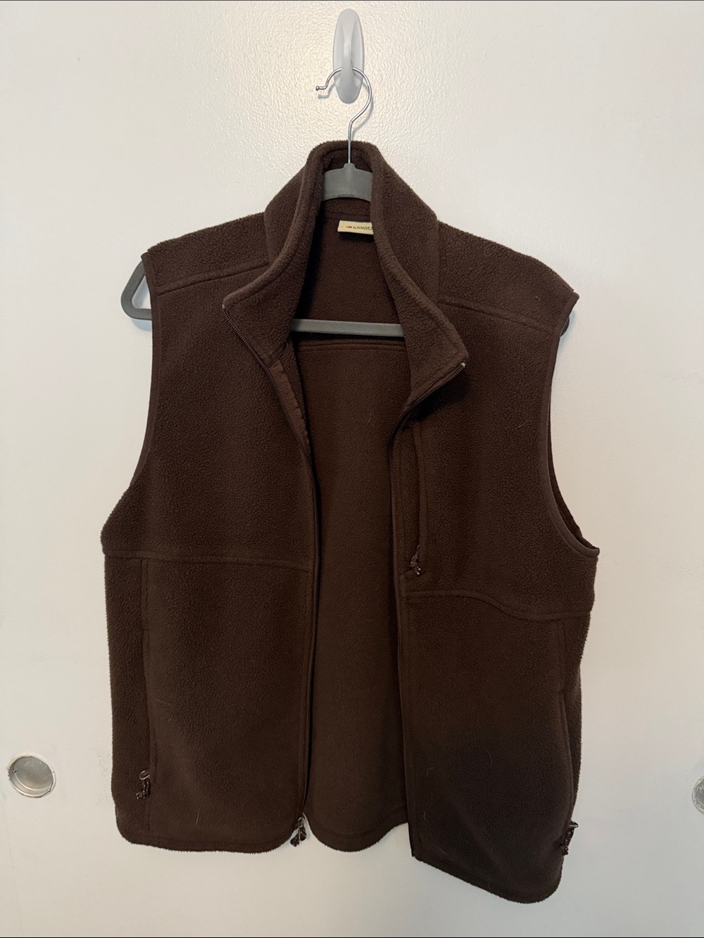Gander Mountain Brown Fleece Vest - Full Zip Layer
